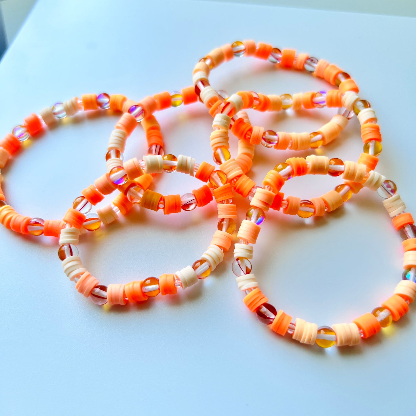 Creamsicle | Glass | Bracelet