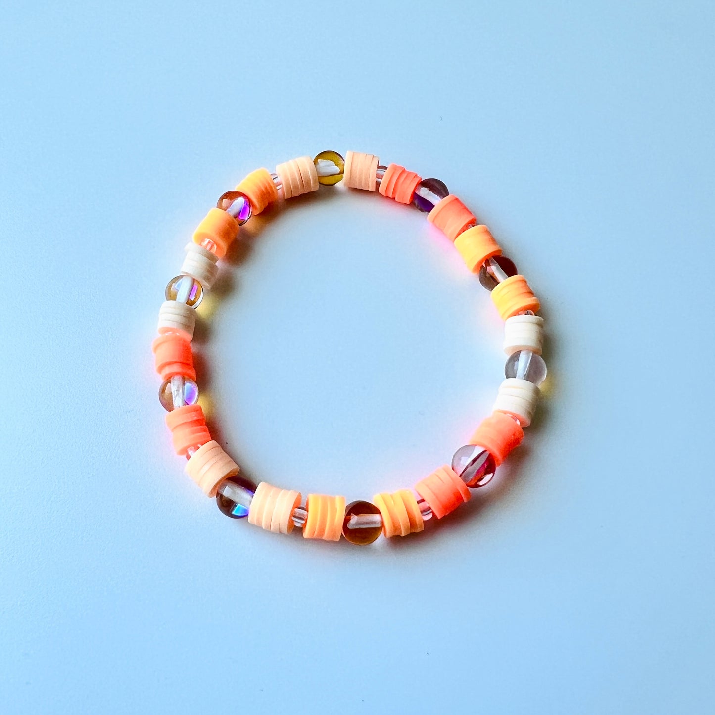 Creamsicle | Glass | Bracelet