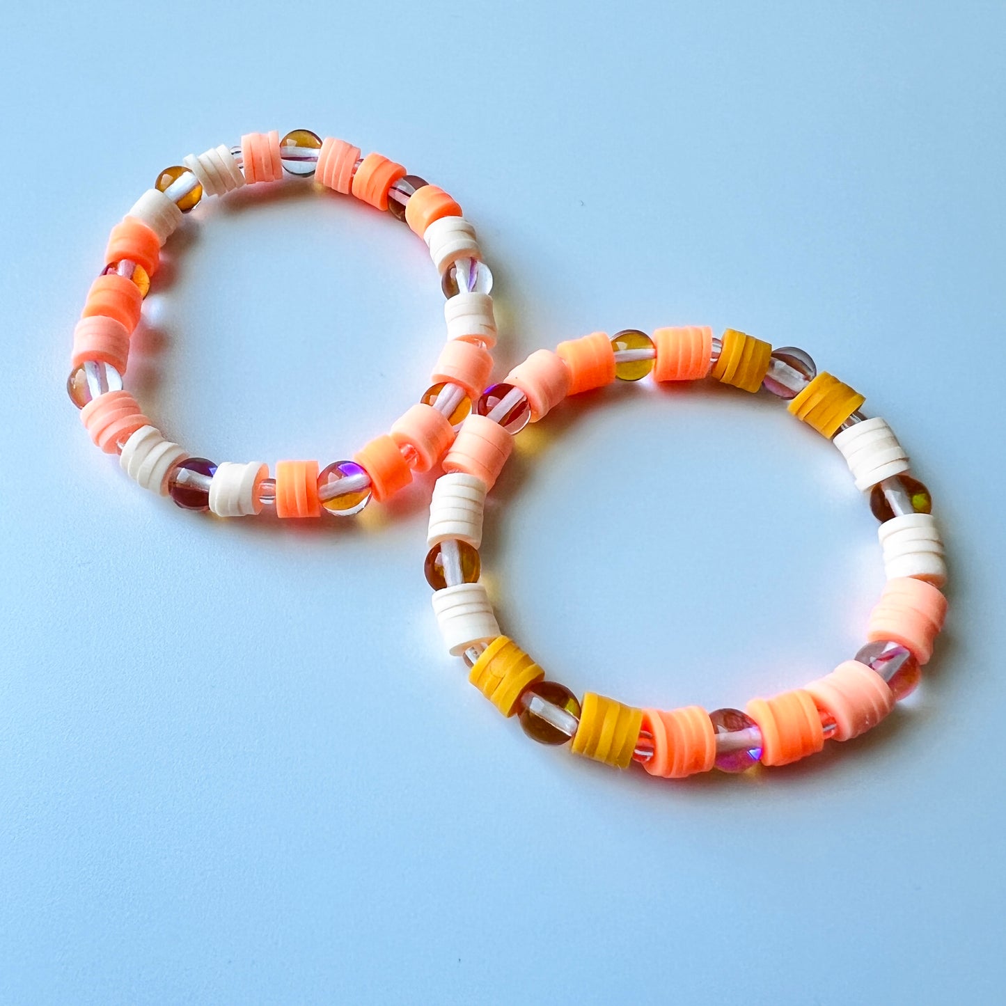 Creamsicle | Glass | Bracelet