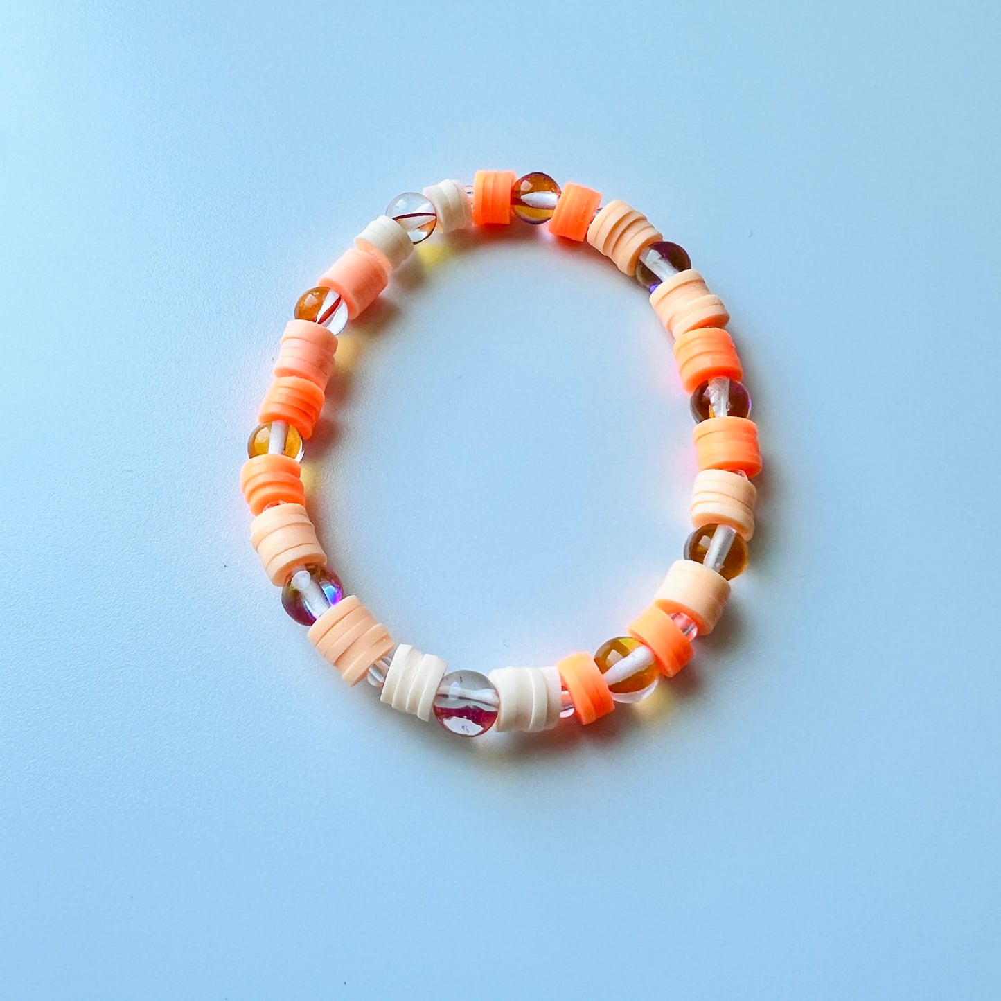 Creamsicle | Glass | Bracelet