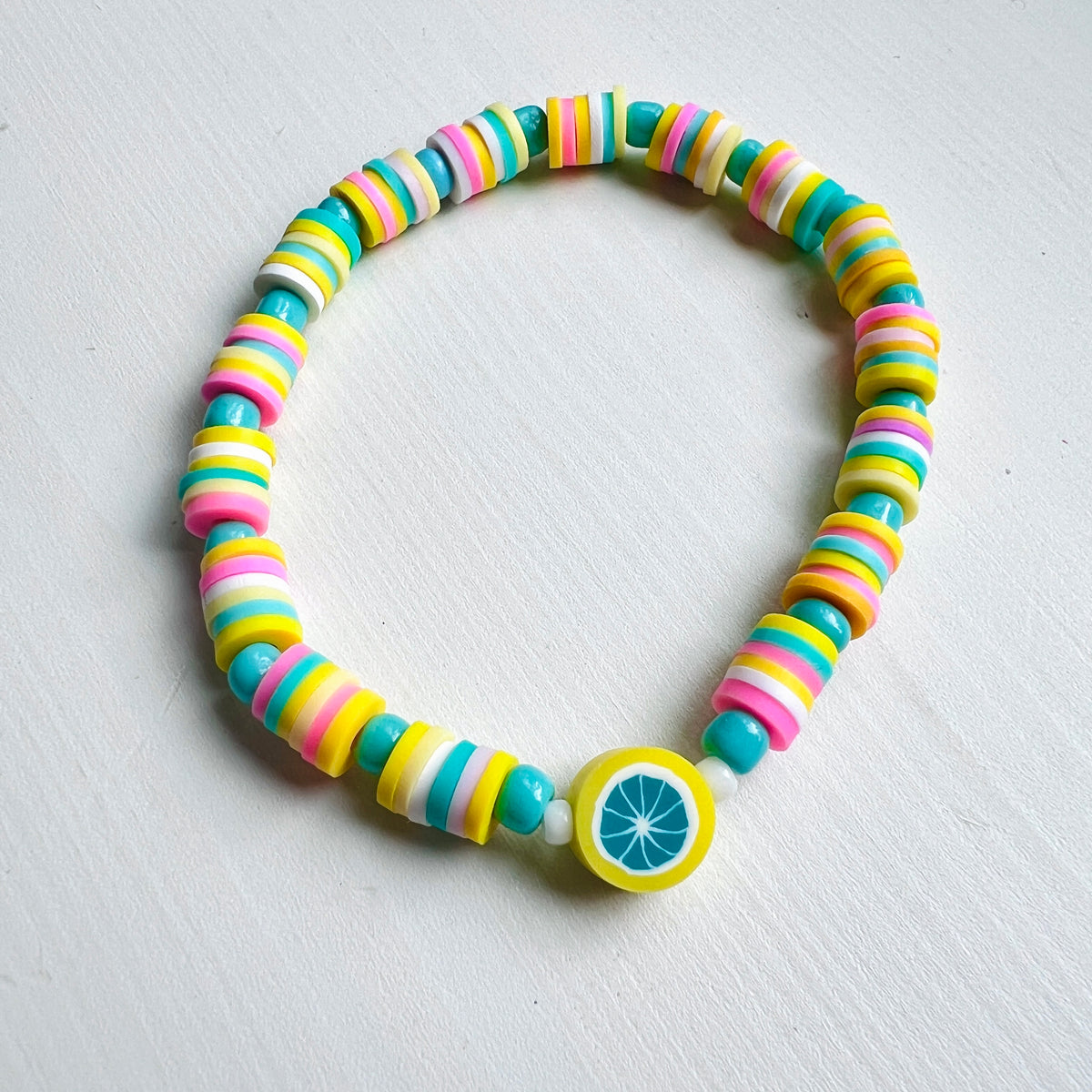 J. Crew Beaded lemoncello headband - beaded lemons Pink Citrus Beaded Headband – Kingston Jewellery main image 2
